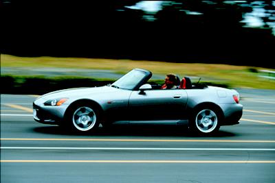 The new interior in the S2000 is hot in this standard Honda Red!